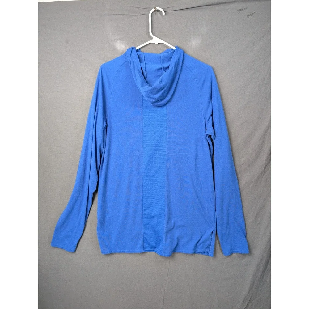 Jordan Mens Blue Dri-FIT Basketball Hoodie Size Medium